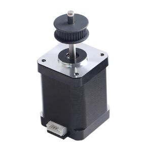 FYSETC Crealty K1 Motor Replacement - K1 Max 42-60 Stepping Motor: Nema 17 Stepper 42x60mm Body 1.8 Stepper Angle 2.0A 2 Phase with Synchronous Belt Wheel Pulley for X Y Axis 3D Printer Accessories
