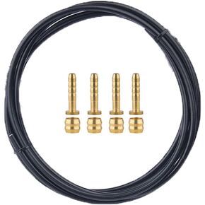 2.5M bicycle hydraulic brake line with olive connector insert, brake hose hydraulic disc brake hose repair kit with olive connector inserts accessories BH59