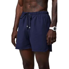Fabletics Men's The One Short, Training, Swimming, Lightweight, Quick-Dry, Zip Pocket, Stretch Woven, 5" Inseam, XL, Deep Navy