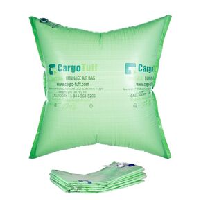 IDL Packaging 48" x 48" Dunnage Airbags, Woven Polypropylene, Level 1 (Pack of 5) - Fill the Void in Trucks and Intermodal Shipments, Reusable - Cargo Securing Solution for Container Stuffing