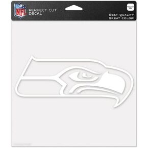 Seattle Seahawks Die-Cut Decal - 8in x8in White