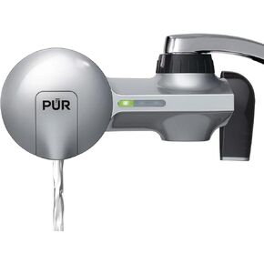 فلتر مياه صنبور متطور من PUR، PFM300V، فضي مطفي in Kuwait
