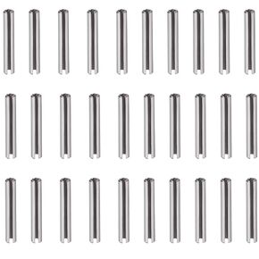 30 Pcs Slotted Spring Pins, Stainless Steel Tension Pin, 6mm x 35mm