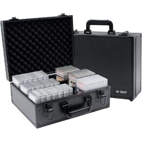 Toploader Storage Box for 3"*4" 35PT Toploaders, Sport Card Storage Box with Dividers, Fits Trading Cards and Sports Cards (Holds 600+ Toploaders)
