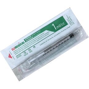 Veterinary Syringe Without Needle, Luer Lock 1cc 100pcs/box 01LT
