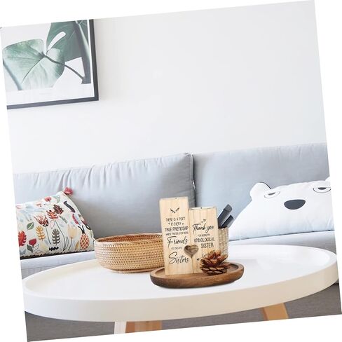 PRETYZOOM 2 Pcs Round Wooden Tray Coffee Tray Bead Tray Wood Trays Candy Dish Decorative Wooden Serving Trays Decor for Coffee Table Biscuit Tin Seasoning Plate Acacia Vintage Miss in Saudi Arabia