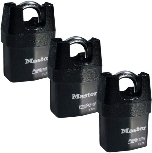 Master Lock - أربعة (4) أقفال من سلسلة Pro عالية الأمان 6321NKA-4 مع تقنية BumpStop in Saudi Arabia