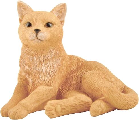 JFSM INC. 3" Black Cat Lounging Hand Painted Figurine - Gifts for Cat Lovers, Cat Lover Gifts for Women, Cat Lover Gifts for Men, Cat Decor for Cat Lovers, Home Decor for Cat Lovers in Saudi Arabia