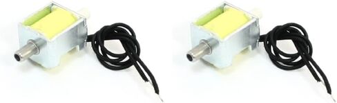 uxcell 3mm to 3mm Tube Gas Valve Solenoid Electromagnet DC 5V 0.4-0.5kgf/cm2 in Saudi Arabia