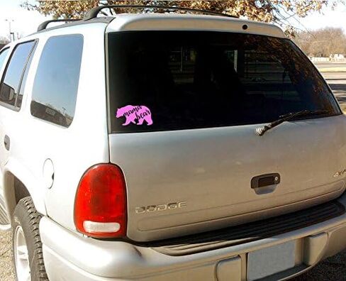 Mama Bear die Cut Decal for Automobile Windows, Yeti and RTIC Tumbler Cups, Macbooks and laptops, iPhones and Android Cell Phones, iPads and Tablets and More! (White) in Saudi Arabia