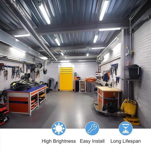 LED Bulbs 4ft T8 Fluorescent Light Bulbs 48 inchType A+B,24W 3200LM 6500K Clear Super Bright,Single and Double End Powered,No Need Ballast Bypass,T8 T10 T12 Fluorescent Bulbs Replacemen(4-Pack) in Saudi Arabia
