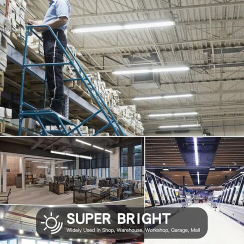 LED Bulbs 4ft T8 Fluorescent Light Bulbs 48 inchType A+B,24W 3200LM 6500K Clear Super Bright,Single and Double End Powered,No Need Ballast Bypass,T8 T10 T12 Fluorescent Bulbs Replacemen(4-Pack) in Saudi Arabia