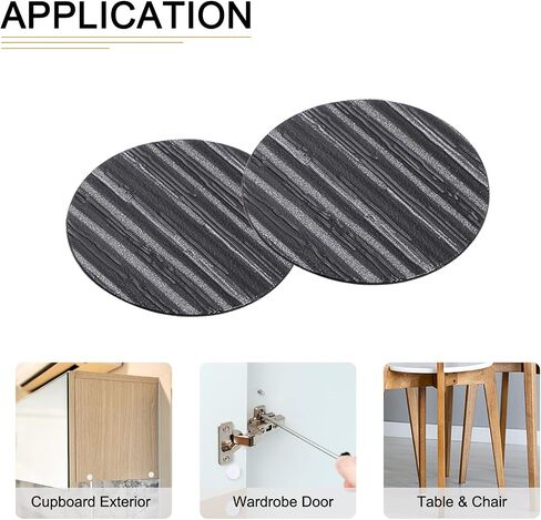 21mm(Dia) Screw Hole Cover Stickers - 3Sheet 162pcs - Good for Furniture Wardrobe Chair - PVC Waterproof Hole Caps - Light Khaki in Saudi Arabia
