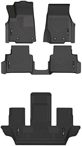 Husky Liners - Weatherbeater Floor Mats | Fits 2021 - 2024 Jeep Grand Cherokee L (to Back of Over Folded Flat 3rd Row) | Cargo, 1 pc. | Black - 20671 in Saudi Arabia