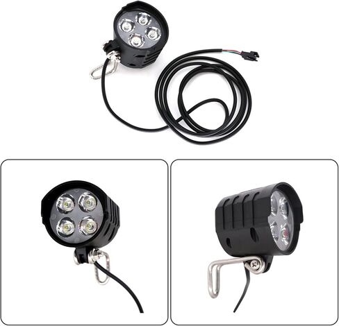 مصباح أمامي للدراجة فائق السطوع من Kingsea، مصابيح دراجات 12 وات للركوب الليلي، مصباح أمامي LED للدراجة على الطريق، مصباح أمامي مقاوم للماء للدراجة in Kuwait