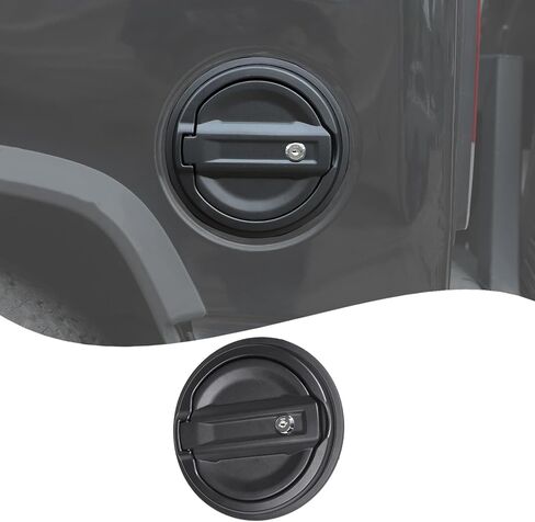 Fuel tank cap replacement anti-theft lock cap Compatible with Hummer H2 2003-2009 ，Locking Gas Cap Cover, Fuel Tank Door with Lock，aluminum alloy Car Fuel Tank Gas Filler Cap Cover Trim in Saudi Arabia