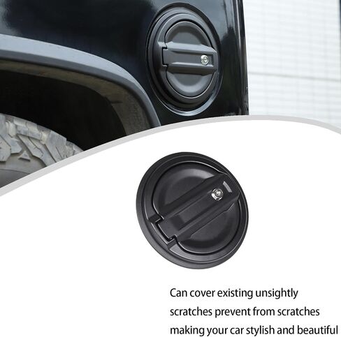 Fuel tank cap replacement anti-theft lock cap Compatible with Hummer H2 2003-2009 ，Locking Gas Cap Cover, Fuel Tank Door with Lock，aluminum alloy Car Fuel Tank Gas Filler Cap Cover Trim in Saudi Arabia