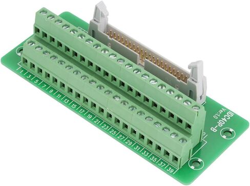 موصل كتلة المحطة، IDC40P 40Pin ذكر رأس اللوحة موصل كتلة المحطة الطرفية PLC واجهة مع قوس لمؤازرة PLC وحامل السكك الحديدية DIN in Saudi Arabia