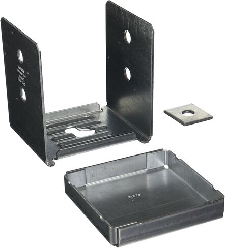 Simpson Strong-Tie - ABU66Z-10PK - ZMAX Galvanized 12-Gauge 6x6 Adjustable Post Base 10ct in Saudi Arabia
