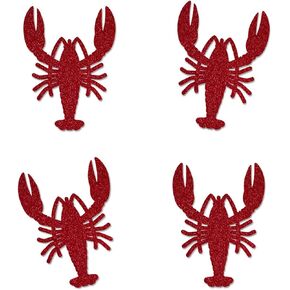 Lobster Cut-outs, 12-Pack Table Topper Double-sided Bridal Shower Birthday Party Decorations