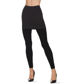MeMoi Grinza Capri Workout Skirted Leggings