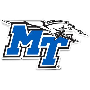 Desert Cactus Middle Tennessee State University MTSU Blue Raiders Vinyl Decal Laptop Water Bottle Car Scrapbook Sticker (IND 1)