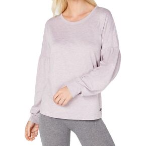 Ideology Women's Fitness Activewear Sweatshirt Pink Heather Medium