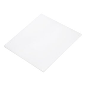 DMiotech 8 x 8 x 1/4 Inch Plastic UHMW Sheets, Ultra High Molecular Weight Polyethylene, Opaque White Polyethylene Board for Automotive, Chemical, Manufacturing, DIY Home Kitchen