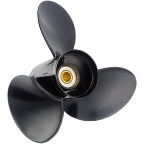 Solas 2511-153-19 Amita 3-E Plus Aluminum 3-Blade Propeller - RH, 15.3" Diameter x 19" Pitch x 15-Spline