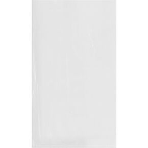 Plymor 8" x 14" (Pack of 100), 1.25 Mil Flat Open Clear Plastic Poly Bags
