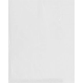 Plymor 16" x 20" (Pack of 200), 2 Mil Flat Open Clear Plastic Poly Bags