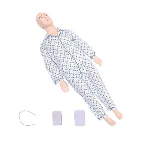 INTBUYING Patient Care Nursing Manikin Male Trauma Education Teaching Model Manikin Men Training Life-Size Nursing Training Manikin Model Nursing Medical Model Supplies for School or Hospital