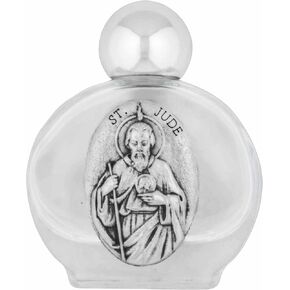 Venerare Small Glass Holy Water Bottle (Saint Jude)