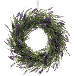 20" Lavender Twig Wreath Two Tone Lavender (Pack of 1)