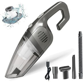Dust Buster Upgrade Handheld Vacuum Cordless Rechargeable Handheld Vacuums 12000PA-16500PA High Power for Car, Home, Office, Pet Hair Travel Cleaning Wet and Dry Use