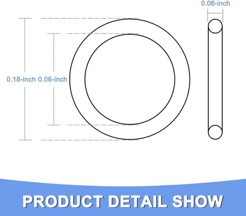 حلقات دائرية - 30 قطعة حشية مانعة للتسرب تناسب إصلاح أنابيب صمامات الضاغط - سيليكون - (5 مم OD 2 مم عرض 1.5 مم، أبيض) in Kuwait