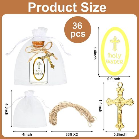 56 Set Holy Water Bottles,25ml Catholic Christian Holy Clear Water Bottles Cork Stopper Glass Bottles Empty Holy Container for Jerusalem Gifts Wedding Party Favors Gift in Saudi Arabia