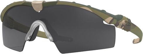 مجموعة نظارات Oakley OO9146 الشمسية: OO 9146 914602 Si Ballistic M Frame 3.0 طقم ملحقات مقود أسود متعدد وكبير in Saudi Arabia