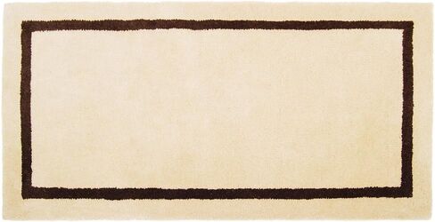 Mesa Tan Contemporary Wool Hearth Rug, Rectangular in Saudi Arabia
