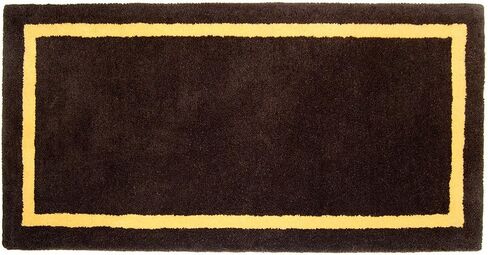 Mesa Tan Contemporary Wool Hearth Rug, Rectangular in Saudi Arabia