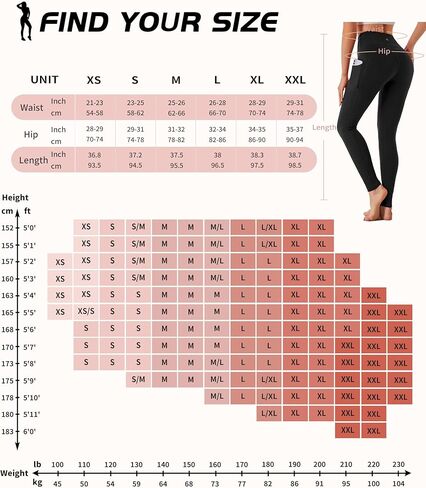 مجموعة من 2 سراويل يوجا للنساء من CAMBIVO، سراويل ضيقة للتمرين عالية الخصر مع جيوب in Kuwait