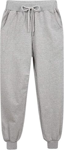 ebossy Women's Activewear Thicken Sherpa Lined Drawstring Stretch Sweatpant Jogger Pant in Saudi Arabia