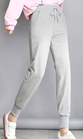 ebossy Women's Activewear Thicken Sherpa Lined Drawstring Stretch Sweatpant Jogger Pant in Saudi Arabia