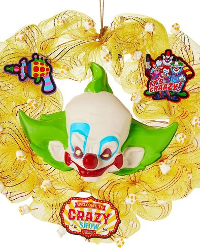 Spirit Halloween Killer Klowns from Outer Space The Crazy Show Wreath | Officially Licensed | Horror Decoration in Saudi Arabia