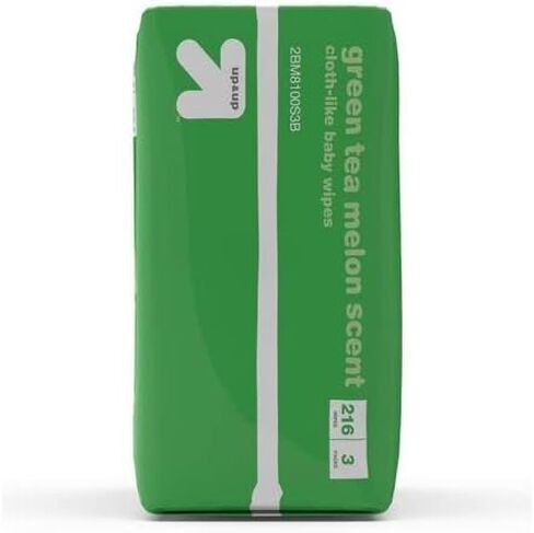 Up & Up Green Tea Melon Scent Baby Wipes - 3 Packs - 216 Wipes in Saudi Arabia