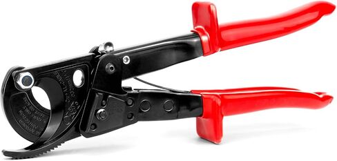 Ratchet Cable Cutter - Heavy Duty Aluminum Copper Ratchet Wire Cutter for Cutting Electrical Wire up to 240mm²/600MCM Cutter Pliers in Saudi Arabia