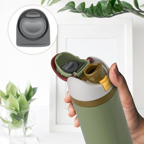 6 قطع سدادة بديلة متوافقة مع Owala FreeSip 24oz 32oz، سدادة سيليكون بغطاء علوي لزجاجة المياه لغطاء زجاجة Owala 19/24/32/40oz، حشية سدادة غطاء خالية من BPA لاستبدال الختم المطاطي Owala in Kuwait