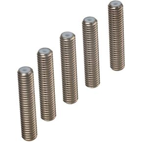 5pcs Nozzle Throat, Stainless Steel M6 x 30mm 1.75mm Tube Accessary for 3D Printer Extruder