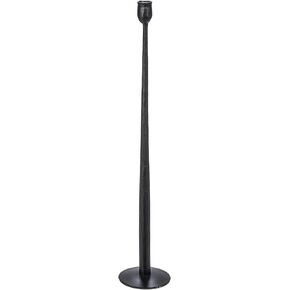 Creative Co-Op Tall Hand-Forged Metal Taper Holder, Black