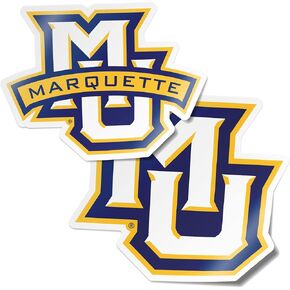 Desert Cactus Marquette University Stickers Golden Eagles MU Vinyl Decal Laptop Water Bottle Car Scrapbook (4 Inch Set V1)